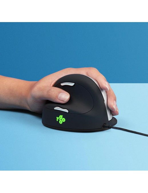 RGOBRHEMLL RGOBRHEMLL R-Go Tools R-Go HE Break Mouse, Ergonomic mouse, Anti-RSI software, Large (Hand Size above 185mm), Left...