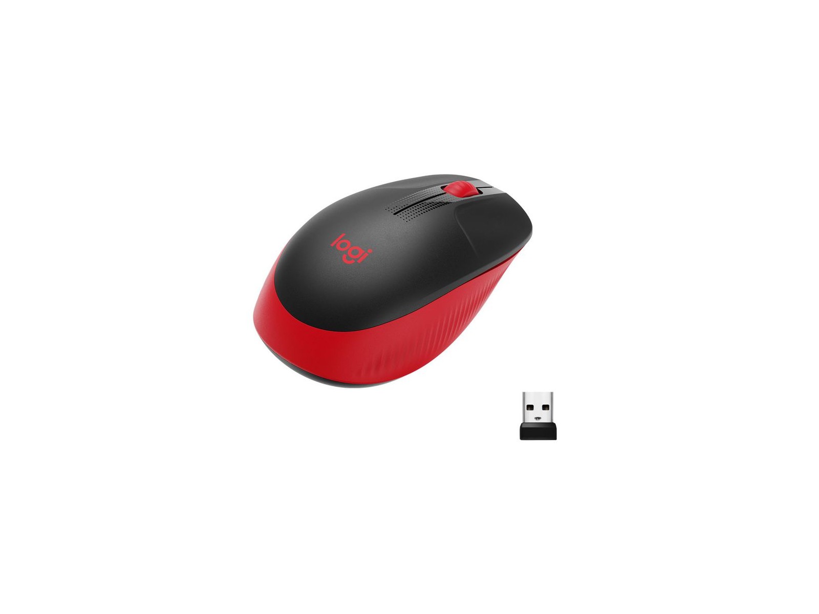 910-005908 910-005908 Logitech M190 Full-size wireless mouse, RF Wireless, Alkaline, Red 834585 ALKALINE - Alkaline Batteries...