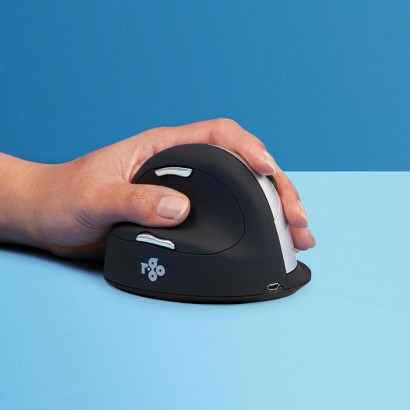 RGOHELELAWL R-Go Tools R-Go HE Mouse, Ergonomic mouse, Large (Hand Size above 185mm), Left...