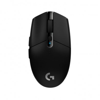 910-005282 Logitech G305 LIGHTSPEED Wireless Gaming Mouse, RF Wireless + Bluetooth, Alkaline, Black