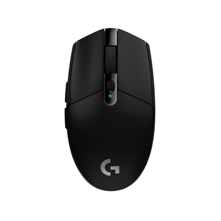 910-005282 Logitech G305 LIGHTSPEED Wireless Gaming Mouse, RF Wireless Bluetooth, Alkaline, Black Polytetrafluoroethylene (PTFE)
