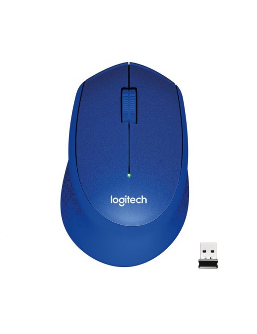 910-004910 910-004910 Logitech M330 SILENT PLUS, RF Wireless, Alkaline, Blue