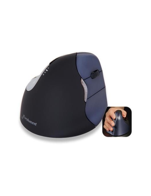 VM4RW Evoluent Evoluent VerticalMouse 4 Right Wireless, 2.4GHz, Optical, Mini Receiver