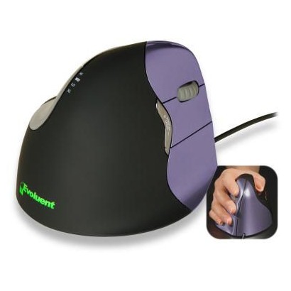 VM4S Evoluent VerticalMouse 4, small, 6 buttons, USB, Windows XP/7/Vista