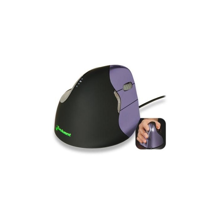 VM4S Evoluent VerticalMouse 4, small, 6 buttons, USB, Windows XP/7/Vista