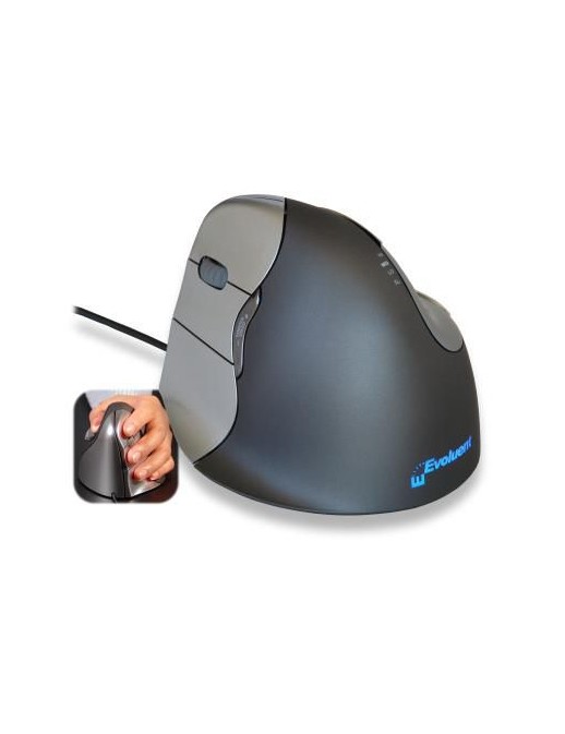 VM4L Evoluent VerticalMouse 4, small, 6 buttons, USB, Windows XP/7/Vista