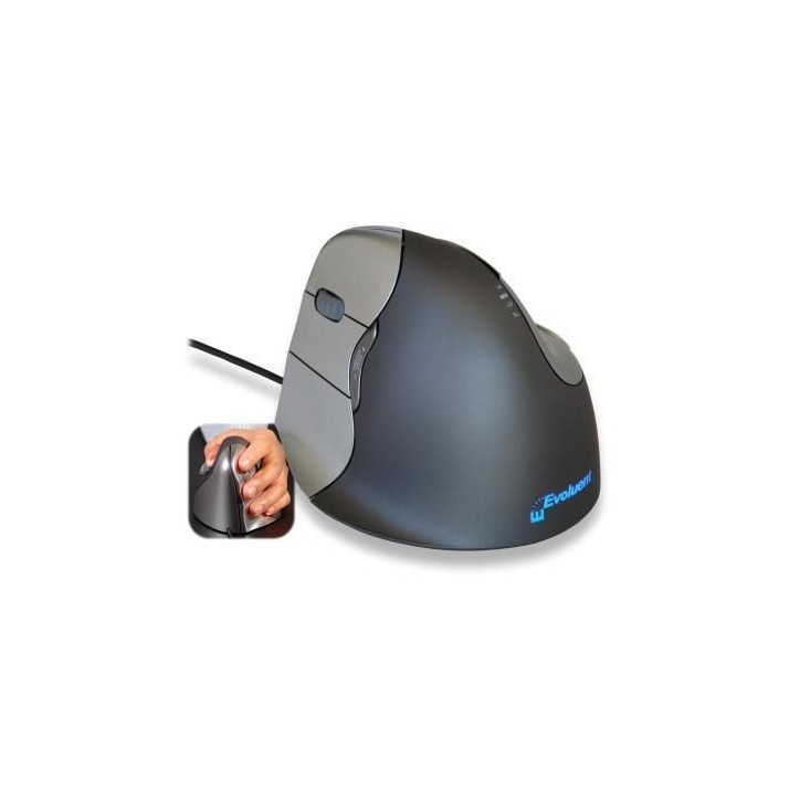 VM4L Evoluent VerticalMouse 4, small, 6 buttons, USB, Windows XP/7/Vista