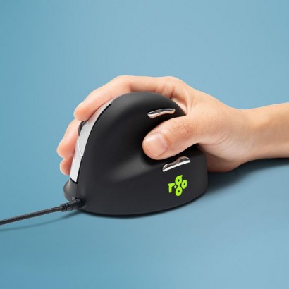 RGOHE R-Go Tools R-Go HE Mouse, Ergonomic mouse, Medium (Hand Size 165-185mm), Right Handed, wired