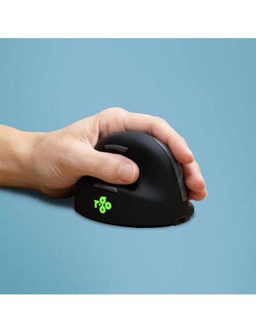 RGOHEWLL R-Go Tools R-Go HE Mouse, Ergonomic mouse, Medium (Hand Size 165-185mm), Left Handed, wireless