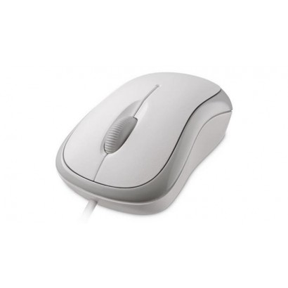 P58-00058 Microsoft Basic Optical Mouse, USB / PS/2, 92.8g, White