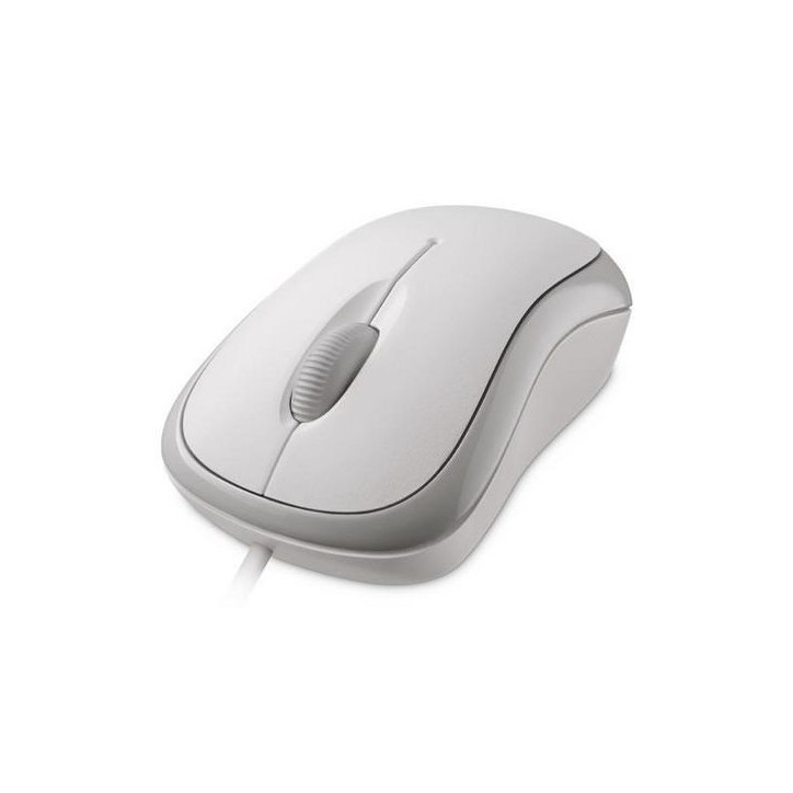 P58-00058 Microsoft Basic Optical Mouse, USB / PS/2, 92.8g, White