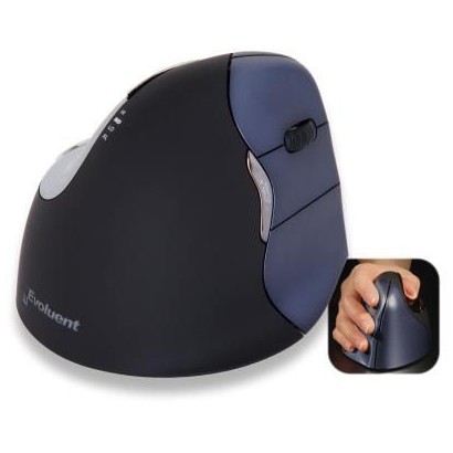 500792 Evoluent Evoluent VerticalMouse 4 Right Wireless, 2.4GHz, Optical, Mini Receiver VM4RW