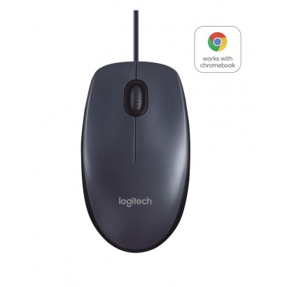 910-001602 910-001602 Logitech Mouse M100, USB Type-A, Black 910-001602 910-001604