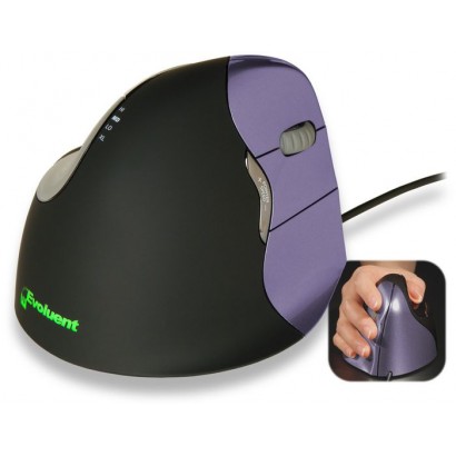 500791 Evoluent VerticalMouse 4, small, 6 buttons, USB, Windows XP/7/Vista VM4S