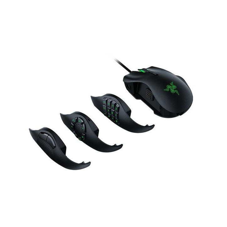 RZ01-02410100-R3M1 Razer 16000 DPI 5G optical sensor 1000 Hz Ultrapolling 3 interchangeable side plates with 2 7 and 12-button c