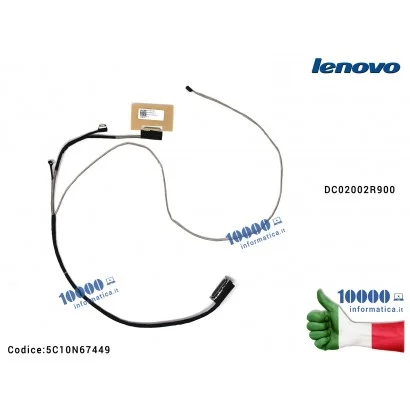 5C10N67449 Cavo Flat LCD LENOVO Flex 5-1470 Yoga 520-14 520-14IKB DC02002R900 (80X8) (80YM) (80XA) (81C8) (81CW) CIUYA EDP CABLE