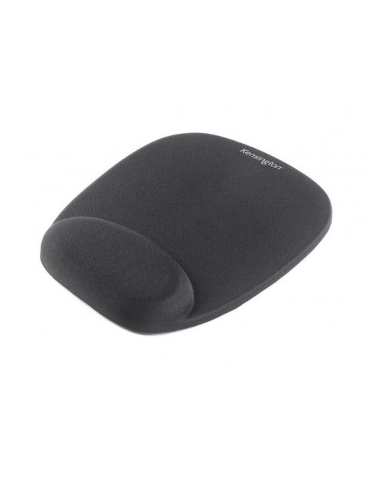 62384 Kensington Foam Mousepad with Integral Wrist Rest Black