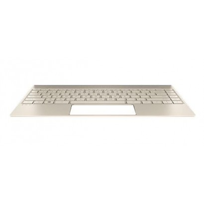 928503-061 928503-061 HP Tastiera Keyboard/top cover in silk gold finish with backlight (For use only on computer models equi...