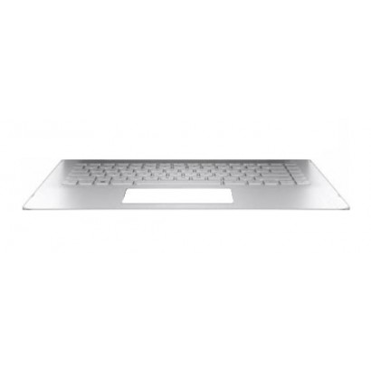 924115-061 924115-061 HP Tastiera Keyboard/top cover in Pike silver finish with speaker grille in mineral silver finish with ...