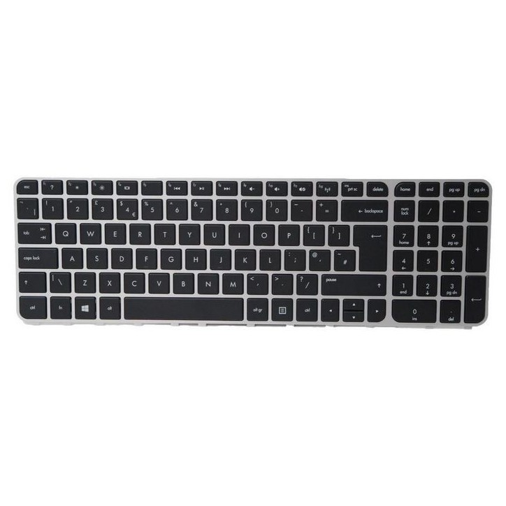 699853-061 HP Tastiera Keyboard (Italy) Black