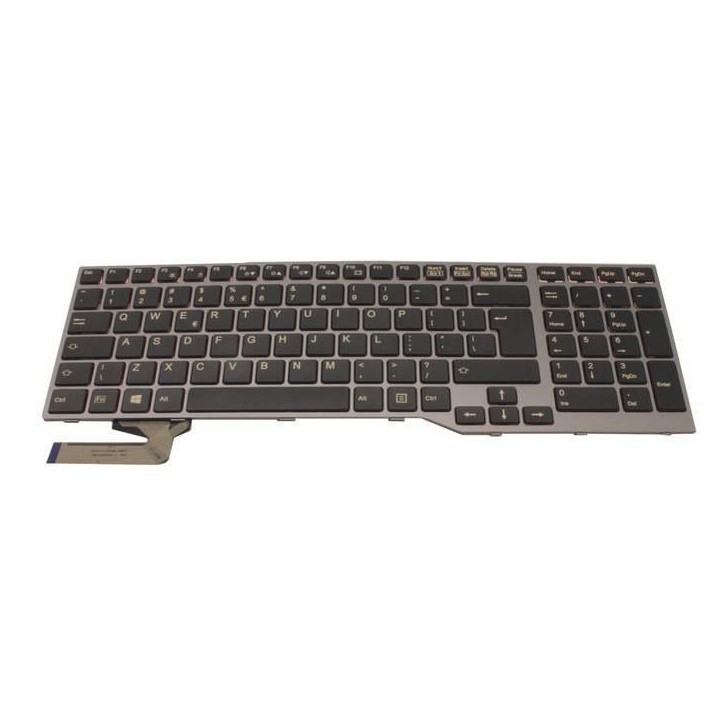 FUJ:CP681656-XX Fujitsu Tastiera Keyboard Black