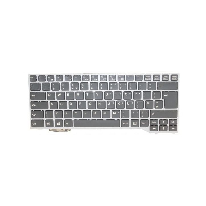 FUJ:CP690427-XX Fujitsu Tastiera Keyboard backlit Black/Grey Italian
