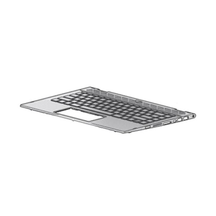 L18947-061 HP Top cover with Tastiera Keyboard No backlight full-featured models natural silver