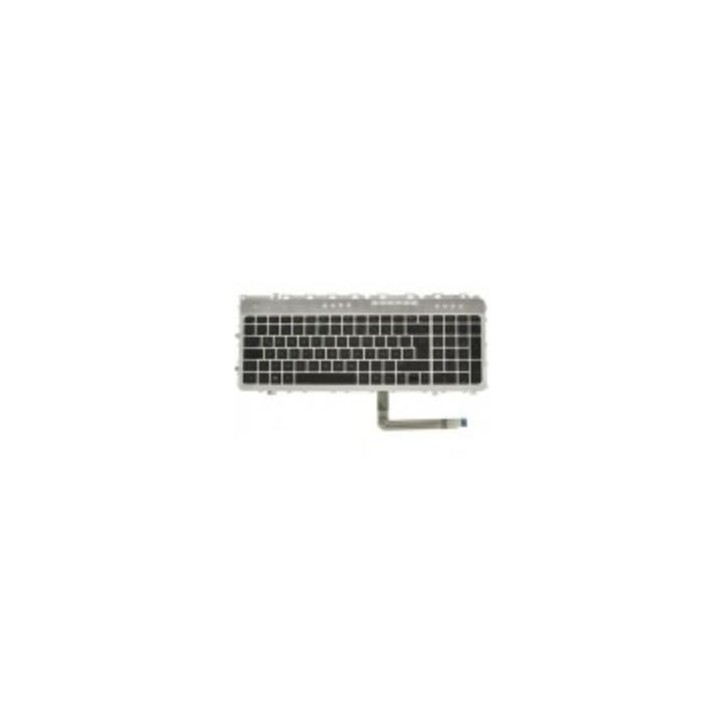 668059-061 HP Tastiera Keyboard (Italy) Black/Silver