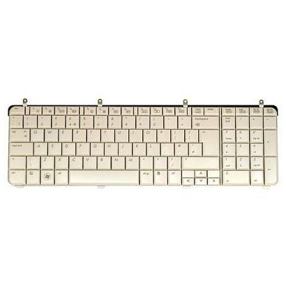 516357-061 516357-061 HP Standard full-size Tastiera Keyboard assembly (IMR Moonlight White) UV painted - With interface cabl...