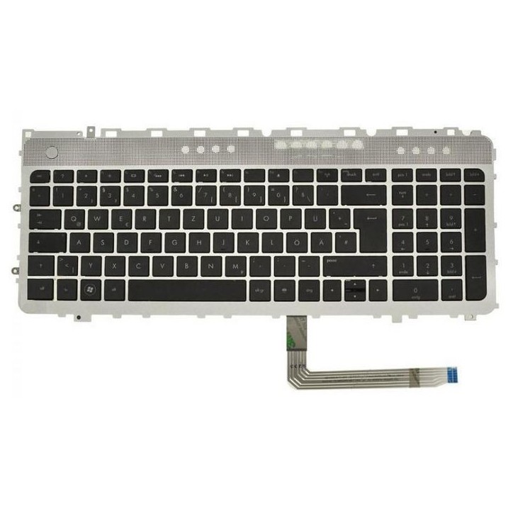 668058-061 HP Tastiera Keyboard (Italy) Black