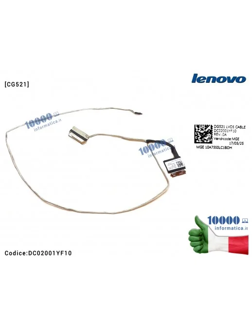 5C10P38020 Cavo Flat LCD LENOVO [MODELLO 15"] IdeaPad 320-14 320-14IAP 320-14IKB 320-14AST 320-14ISK 520-14 520-14IAP 520-14I...