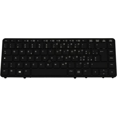 731179-061EXC 731179-061EXC HP Backlit Tastiera Keyboard with Dualpoint pointing stick - Spill-resistant design with drain an...