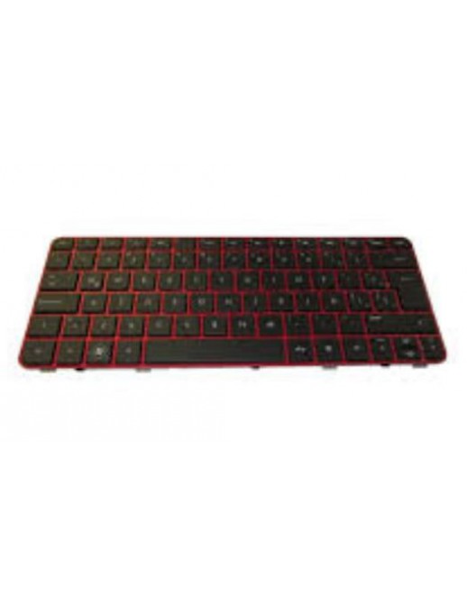 665963-061 665963-061 HP Tastiera Keyboard (Italy) Black/Red