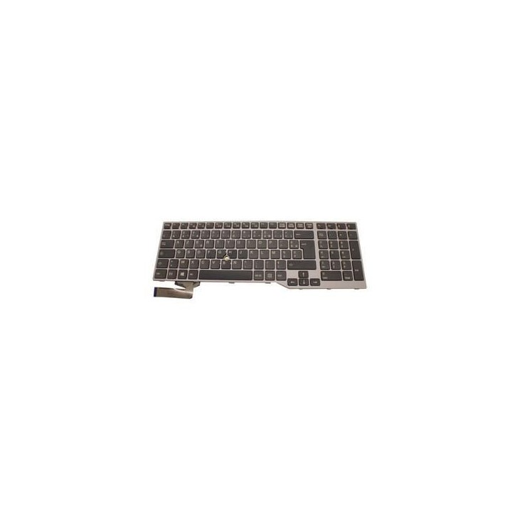 FUJ:CP691027-XX Fujitsu Tastiera Keyboard with TS Black Italian