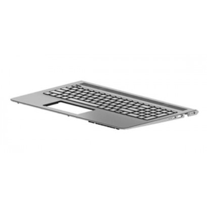 928951-061 928951-061 HP 15-CC 15-CD ITA Tastiera Keyboard/top cover in mineral silver finish with speaker grille in natural ...