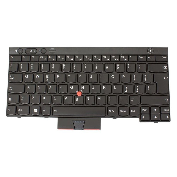 FRU04W3154 Lenovo Tastiera Keyboard (Italian) Black 04W3154