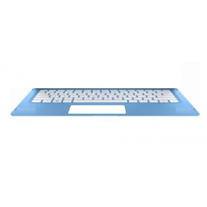 906790-061 906790-061 HP Tastiera Keyboard/top cover (includes Tastiera Keyboard cable) aqua blue finish HP DSE