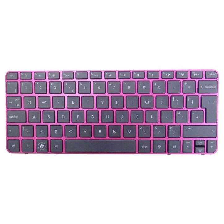 677727-061 HP Tastiera Keyboard (Italy) Black/Pink