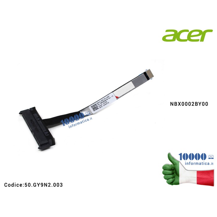 Cavo Hard Disk FFC HDD ACER Aspire 3 A315-41 A315-41G NBX0002BY00 50GY9N2003 50.GY9N2.003