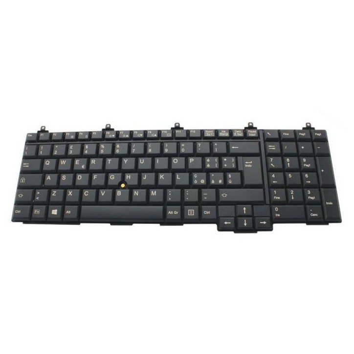 FUJ:CP619634-XX Fujitsu Tastiera Keyboard Black 38024943