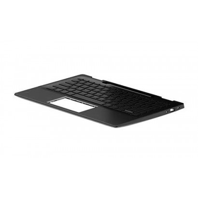 N00451-061 N00451-061 HP Top cover with Tastiera Keyboard for HP laptops jet black finish spill-resistant compatible with dig...