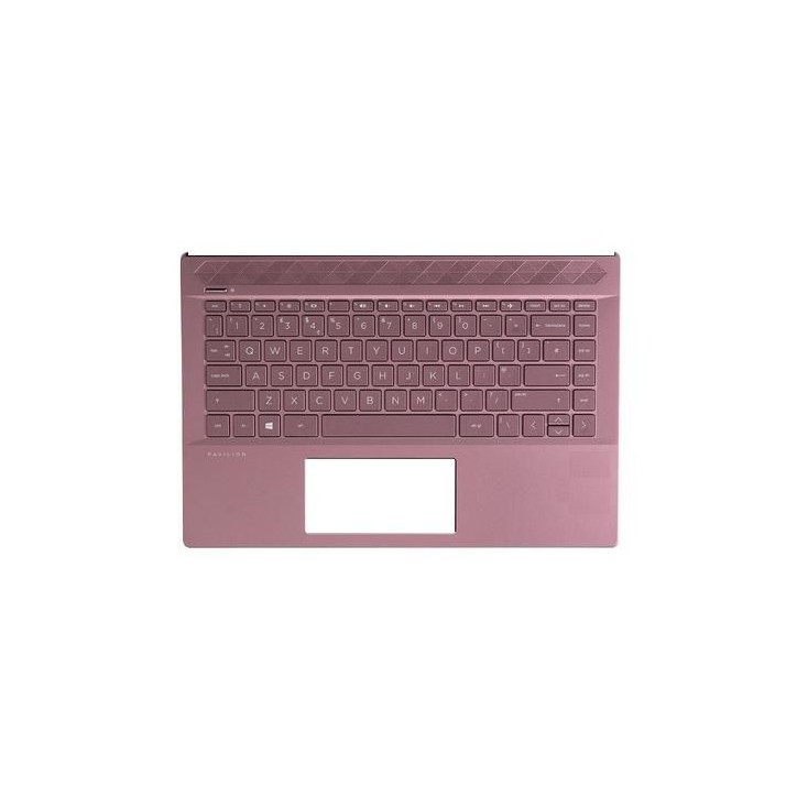 L51752-061 HP Top case/Tastiera Keyboard In plum mauve finish equipped with backlight (includes backlight cable and Tastiera Key