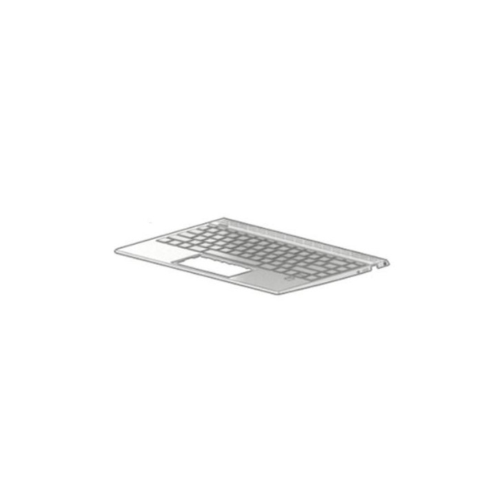 L53415-061 HP Top cover with Tastiera Keyboard natural silver finish