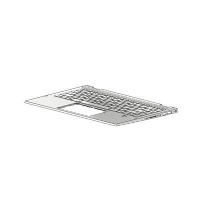 L96519-061 L96519-061 HP Tastiera Keyboard/top cover with backlight in natural silver ?nish (includes backlight cable and Tas...