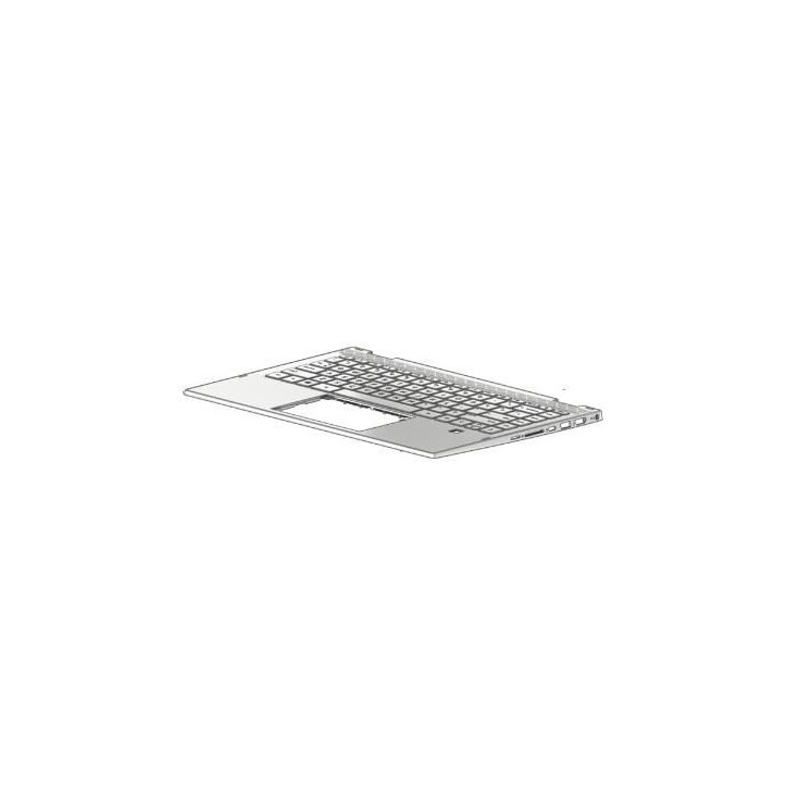 L96530-061 HP Tastiera Keyboard/top cover in ash silver finish (includes Tastiera Keyboard cable)