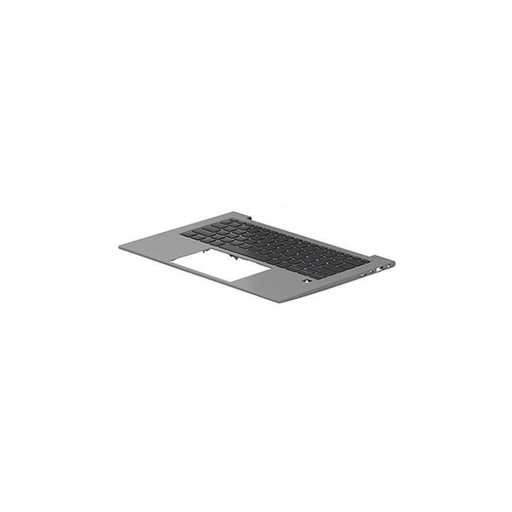 N54278-061 HP Top cover assembly with Tastiera Keyboard black PVC material designed for specific HP laptop models lightweight at
