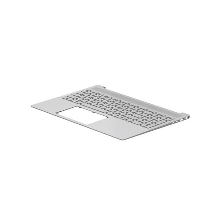 N95995-061 HP Top cover with integrated Tastiera Keyboard for HP Pavilion 16 inch Laptop natural silver finish soft gray keys re