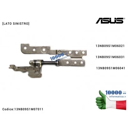 13NB09S1M07011 Cerniera Hinge [SX] ASUS A556 F556 K556 X556U X556UA X556UB X556UF X556UJ X556UQ X556UR X556UV [LATO SINISTRO]...