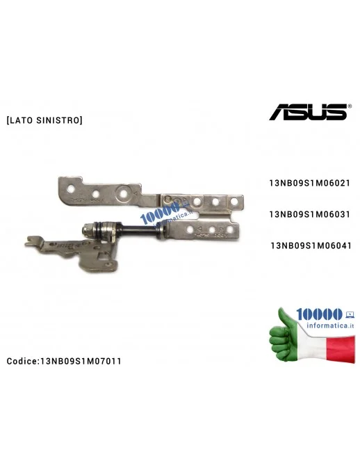 13NB09S1M07011 Cerniera Hinge [SX] ASUS A556 F556 K556 X556U X556UA X556UB X556UF X556UJ X556UQ X556UR X556UV [LATO SINISTRO]...