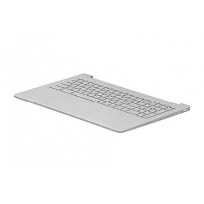N45575-061 N45575-061 HP Top cover with integrated backlit Tastiera Keyboard designed for 15 W models featuring a natural sil...